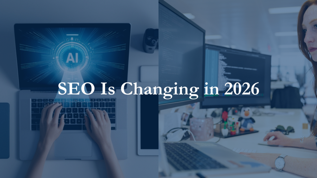 AI search results compared with traditional Google rankings showing shift from keyword ranking to AI-generated visibility.